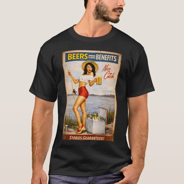 Camiseta Impressão de Peixe Olho-de-Percade (Frente)