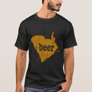 Camiseta Impressão de Peixe Robalo-de-boca-pequena