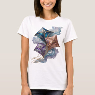Camiseta Impressão de PIPA de VIDRO Dourado Moderno