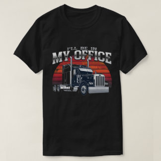 Camiseta Impressão de Poster único de caminhão de grandes e