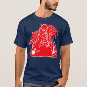 Camiseta Impressão de Presente legal Impressão Norse Raven