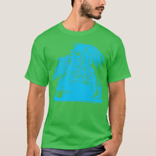 Camiseta Impressão de Presente legal Impressão Norse Raven