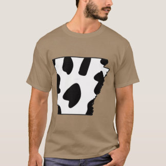 Camiseta Impressão de Vaca Arkansas Oversized