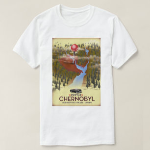 Camiseta Impressão de viagem Chernobyl, Pripyat, Ucrânia