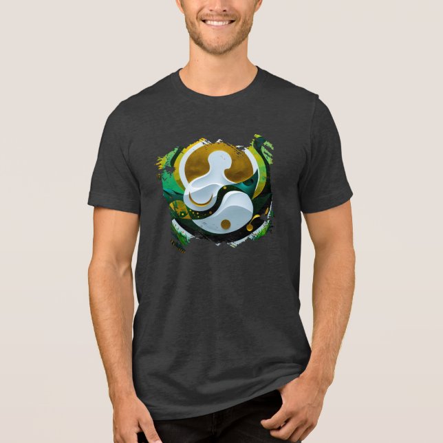 Camiseta Impressão digital - Caos Celestial (Frente)