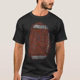 Camiseta Impressão Digital Como Futebol EUA