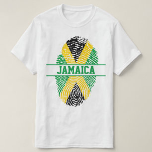 CAMISETA IMPRESSÃO DIGITAL DE BANDEIRA JAMAICANA