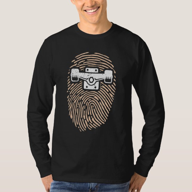 Camiseta Impressão Digital De Skate Amor Ao Skate (Frente)