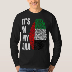Camiseta Impressão digital DNA Biometria Sinalizador Emirad