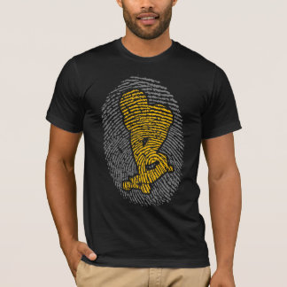 Camiseta impressão digital do longboard