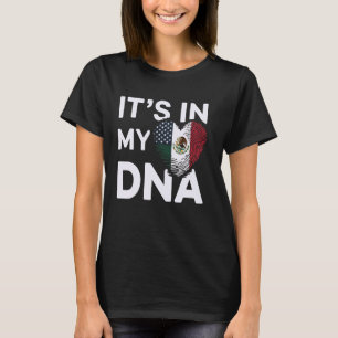 Camiseta Impressão Digital Mexicana (Fingerprint Heart Flag