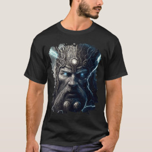 Camiseta Impressão digital Thor a lenda do deus do trovão