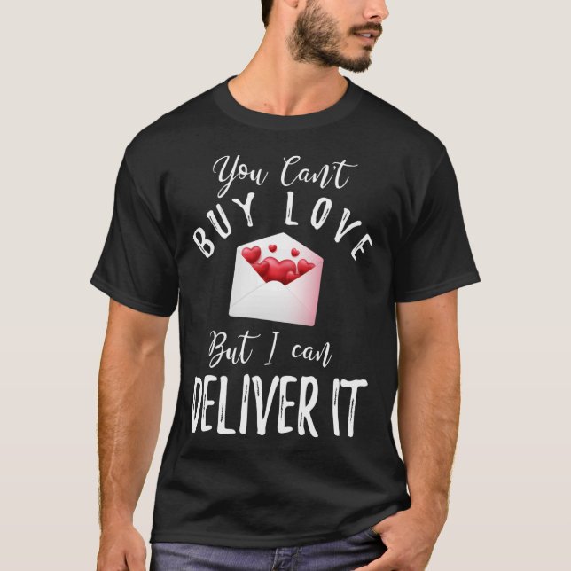 Camiseta Impressão digital Você não pode amar o comprar, ma (Frente)