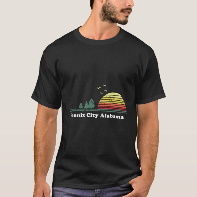 Camiseta Impressão do Alabama City (Frente)
