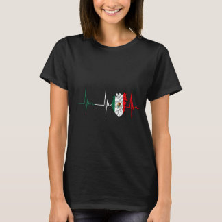 Camiseta Impressão do Batimento Cardíaco Feminino