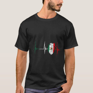 Camiseta Impressão do Batimento Cardíaco Feminino