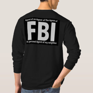 Camiseta IMPRESSÃO do FBI Novelty: Humor design