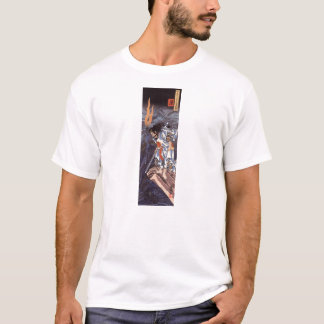 Camiseta Impressão do japonês do vintage do dragão do