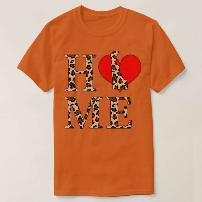 Camiseta Impressão do Leopardo do Delaware (Frente do Design)