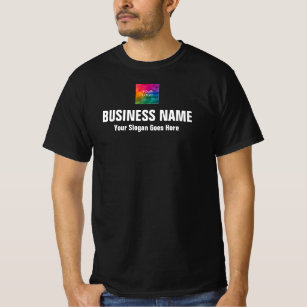 Camiseta Impressão Duplo Lado Carregar Logotipo da Empresa 
