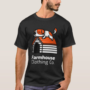 Camiseta Impressão em branco e animal