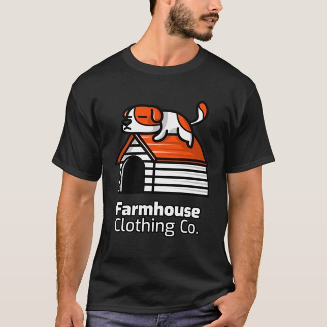 Camiseta Impressão em branco e animal (Frente)