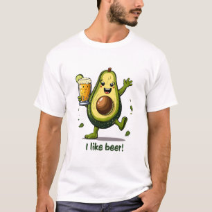 Camiseta impressão engraçada com personagem verde de animaç