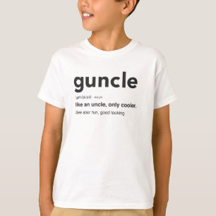 Camiseta Impressão engraçado da definição de Guncle