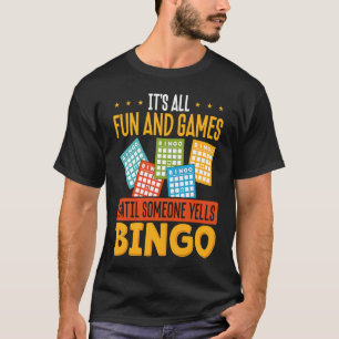 Camiseta Impressão Espantosa É Tudo Divertido E Jogos Até A