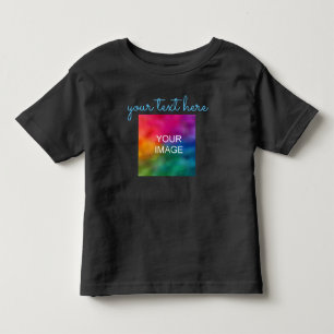 Camiseta Impressão Frente Verso Adicione Seu Texto Foto Beb