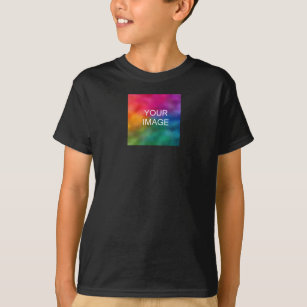 Camiseta Impressão frontal e traseiro Adicionar Kids de tex