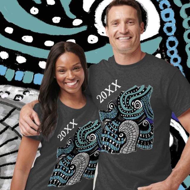 Camiseta impressão Gráfico 20XX (Criador carregado)