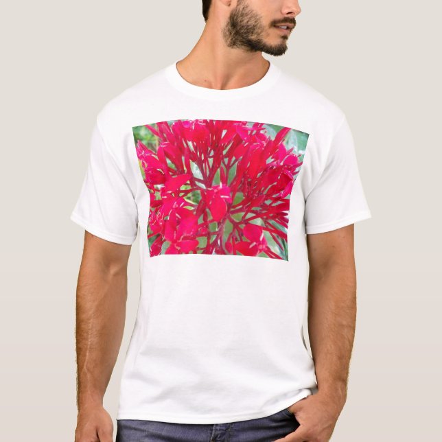 Camiseta Impressão/Gráfico de Linda Flor de Sangue Milkweed (Frente)