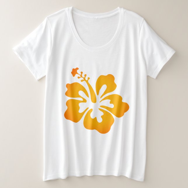 Camiseta Impressão havaiano (Frente do Design)
