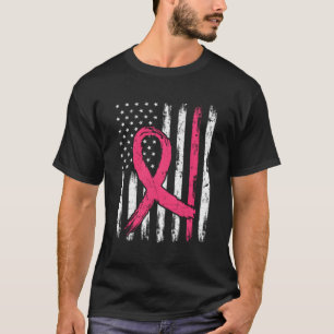 Camiseta Impressão I Visto K Para O Cancer Da Mama.