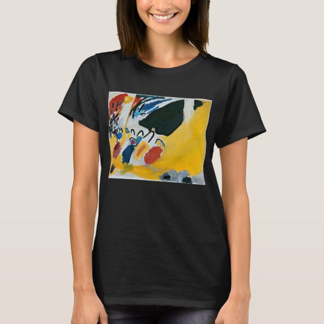 Camiseta Impressão III (concerto) de Wassily Kandinsky (Frente)
