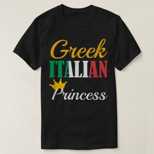 Camiseta IMPRESSÃO ITALIANA FUNNY GREGA Orgulho da Grécia G (Frente do Design)