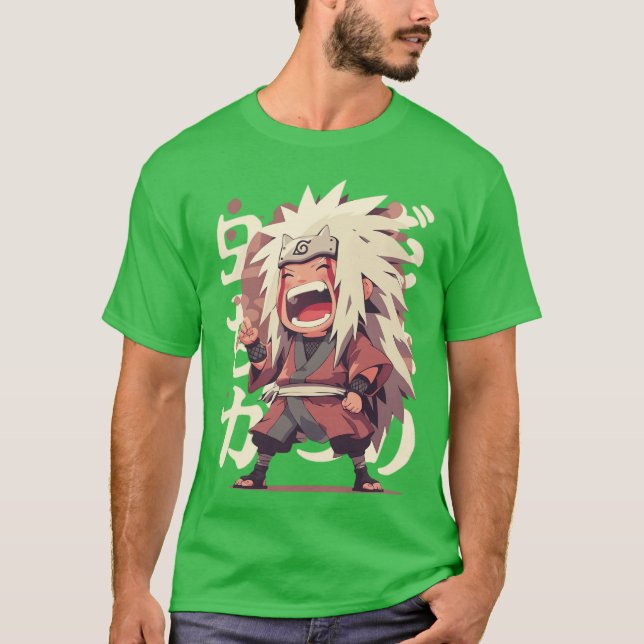Camiseta impressão jiraiya (Frente)