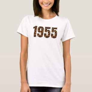 Camiseta Impressão Leopardo da Celebração de Festas de aniv