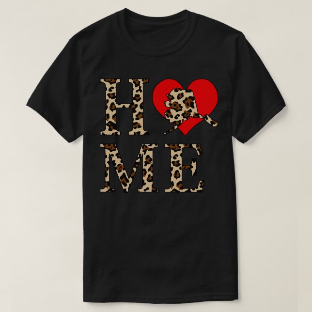 Camiseta Impressão Leopardo do Alasca (Frente do Design)