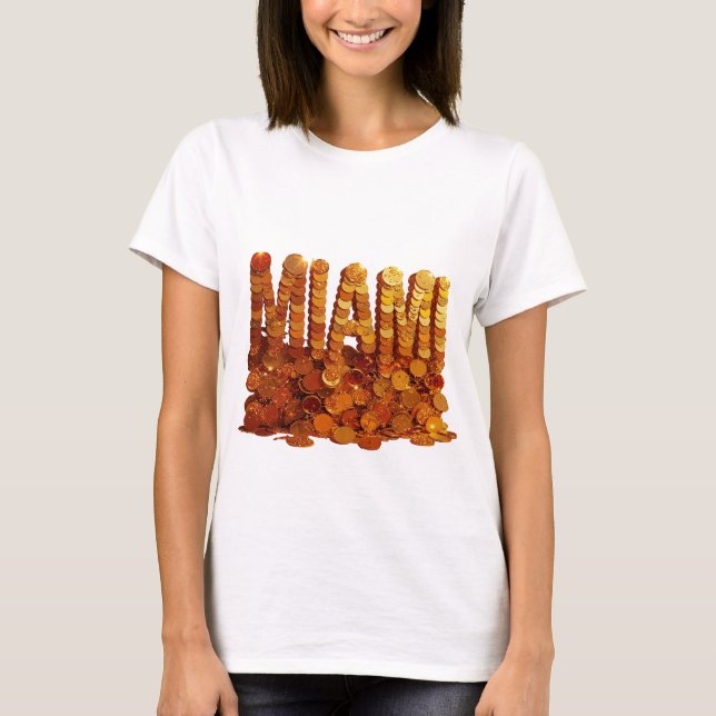 Camiseta Impressão Modern Gold MIAMI (Frente)