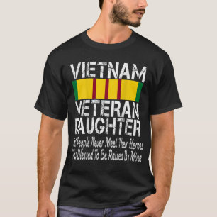 Camiseta Impressão no dorso Vintage Orgulhoso Vietnã Daught
