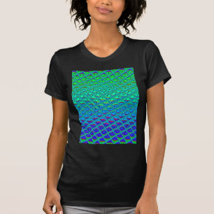 Camiseta Impressão Oceanic Mermaid: design de arte de padrã
