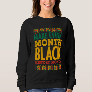 Camiseta Impressão para a América Africana do Mês da Histór