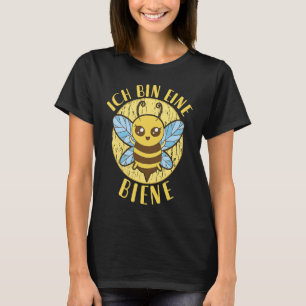 Camiseta Impressão preta sou abelha para apicultores e abel