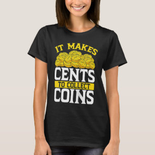Camiseta Impressão Retroativa Que Faz Com Que Os Cents Cole