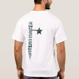 Camiseta IMPRESSÃO-T-Shirt Abstrato Verde CONTENTMAKER