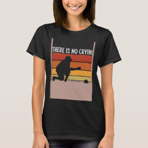 Camiseta Impressão traseira Não há choro no Bocce Ball