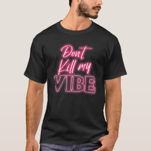 Camiseta Impressão traseira Não matar minha víbora