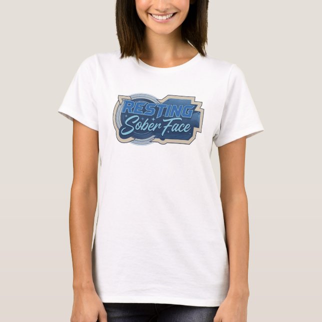 Camiseta Impressionante ESTILO SÉRIO EM REPOUSO Impressão C (Frente)
